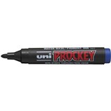 UNI PROCKEY PERMANENT MARKER BULLET TIP BLUE BOX OF 12