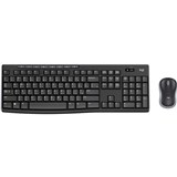 KEYBOARD MOUSE LOGITECH MK270 WIRELESS DESKTOP COMBO BLACK