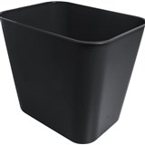 WASTE PAPER BIN 15 Litre Black