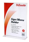 ESSELTE 48364 A3 DOUBLE SIDED PORTRAIT MENU HOLDER