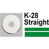 CARL STRAIGHT BLADE CUTTER REPLACEMENT FOR TRIMMER SUITS DC230 DC210 K28 PK2