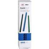 GBC PLASTIC BINDING COMB 10mm 21 Ring 65 Sheets Capacity Blue Pack of 100