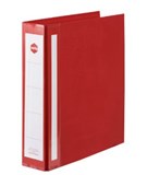 A4 3D 50MM RED BINDER DELUXE MARBIG EXTRA STRENGTH 5913003 PVC