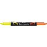 PENTEL TWIN TIP HIGHLIGHTER SLW8 YELLOW ORANGE