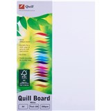 Quill Board 200GSM A4 White Pack 100