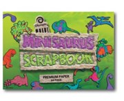 OLYMPIC BOND SCRAP BOOK MINISAURUS 168X240MM 64 PAGE 142470 PK10