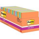POSTIT NOTES CABINET PACK SUPER STICKY 65424SSAU CP 76X76MM ENERGY BOOST