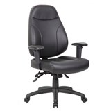PRESTON CHAIR EXECUTIVE BLACK PU