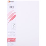 QUILL A4 PARCHMENT PAPER 89gsm White Ivory PK100