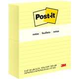 POSTIT NOTES YELLOW LINED 635 73X123MM
