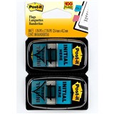 POSTIT PRINTED FLAGS TWIN PACKS 680IH2 INITIAL HERE PK2