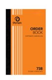 OLYMPIC CARBONLESS ORDER BOOK 738 DUPLICATE 200X125MM 140862