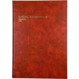 3880 ACCOUNT BOOK A4 MINUTE PAGED RED 10905