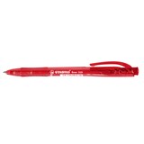 STABILO 308 RETRACTABLE BALLPOINT PEN MEDIUM RED