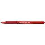 BIC SOFT FEEL RETRACTABLE BALLPOINT PEN RED
