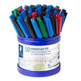 STAEDTLER STICK 430 BALL PEN MEDIUM CUP 50 ASSORTED BX50