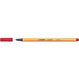 STABILO POINT 88 FINELINER PEN Red 04mm Tip Available in 10s