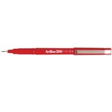 ARTLINE 200 FINELINE PEN RED 04MM TIP Available in12s