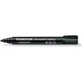 STAEDTLER 352 DRYSAFE PERMANENT MARKERS BLACK LUMO BULLET 2MM