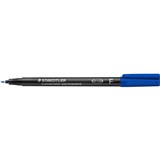 STAEDTLER 318 LUMOCOLOR OHP PENS PERMANENT FINE 06MM BLUE