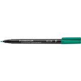STAEDTLER 318 LUMOCOLOR OHP PENS PERMANENT FINE 06MM GREEN