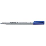 STAEDTLER 316 LUMOCOLOR OHP PENS WATER SOLUBLE FINE 06MM BLUE