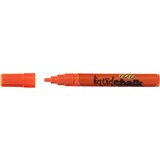 TEXTA LIQUID CHALK MARKER BULLET 45MM NIB ORANGE DRY WIPE GLOSSY SURFACES
