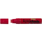 TEXTA JUMBO LIQUID CHALK DRY WIPE CHISEL 15MM NIB RED