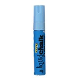 TEXTA JUMBO LIQUID CHALK CHISEL 15MM NIB BLUE MARKER DRY WIPE