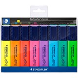 STAEDTLER TOPSTAR CLASSIC 364WP8 HIGHLIGHTER ASSORTED TEXTSURFER WLT8