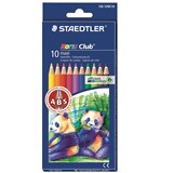 STAEDTLER NORIS CLUB MAXI LEARNER COLOURED PENCILS ASSORTED 3MM PK10