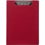 A4 MARBIG PVC CLIPFOLDER RED BANTEX 424009