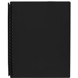 A4 MARBIG REFILLABLE DISPLAY BOOKS BLACK 20 POCKET 31805