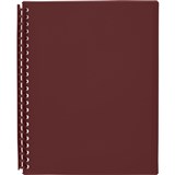 A4 MARBIG REFILLABLE DISPLAY BOOKS MAROON 20 POCKET
