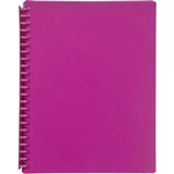 A4 MARBIG REFILLABLE DISPLAY BOOKS PINK 20 POCKET