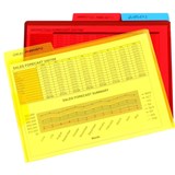 A4 MARBIG LETTER FILE WITH TABS ASSORTED WITH SECURE FLAP PK3