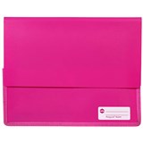 MARBIG POLYPICK DOCUMENT WALLET A4 HEAVY DUTY PINK