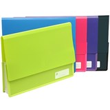 MARBIG POLYPICK DOCUMENT WALLET A4 HEAVY DUTY PURPLE