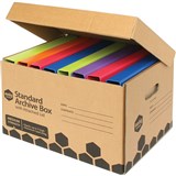 MARBIG ENVIRO ARCHIVE BOX WITH ATTACHED LID 100 RECYCLED