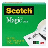 SCOTCH 810 12mmX33 MAGIC TAPE ROLL