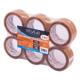 VIBAC PP30R PACKAGING TAPE CLEAR 48MMX75M T6348C PK6