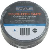 STYLUS 399 CLOTH TAPE 36MM BLACK