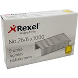 REXEL 56 STAPLES 266 BOX OF 1000 R06131