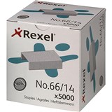 REXEL 66 STAPLES 14mm 5000 R06075 B5000