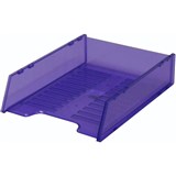 ITALPLAST MULTIFIT DOCUMENT TRAY TRANSLUCENT PURPLE I60TPURPLE