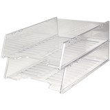 ITALPLAST DOCUMENT TRAY MULTIFIT CLEAR