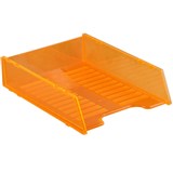 ITALPLAST NEON DOCUMENT TRAY MULTIFIT NEON ORANGE