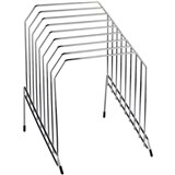 ITALPLAST STEP FILE ORGANISER Large Chrome