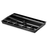 ITAPLAST ENVIRO SENSITIVE RECYCLED DRAWER TIDY BLACK