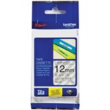 BROTHER TZE131 PTOUCH TAPE 12MMX8M BLACK ON CLEAR TAPE